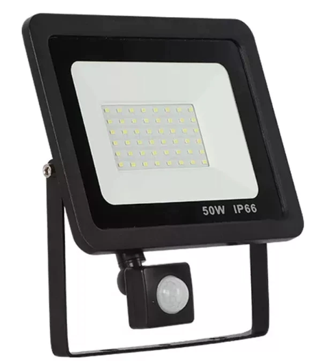 Proiector LED 50W 2700lm cu senzor de miscare 6500K IP66